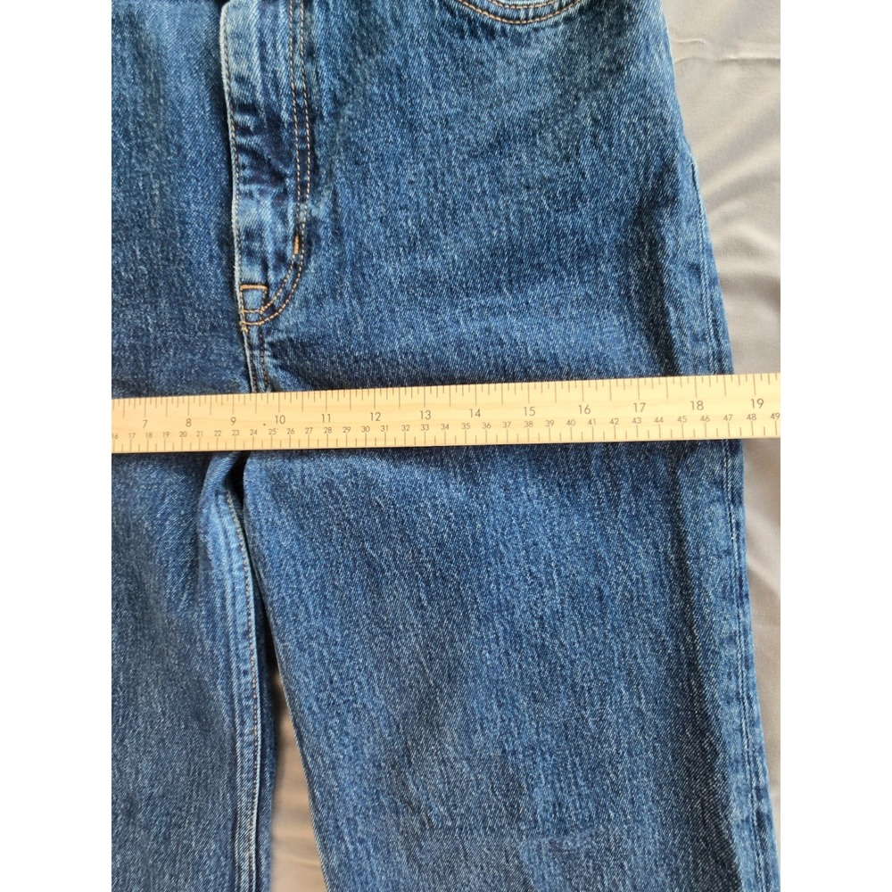 & Other Stories Womens Jeans Sz 28 Medium Wash High Rise Wide Leg Treasure Cut - Picture 14 of 16